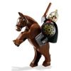 LEGO Minifigure - Lord of the Rings - EOMER on REARING HORSE with Shield & Spear (Mint)