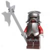 LEGO Minifigure - Lord of the Rings - URUK-HAI with Helmet, Armor & Poleaxe (Mint)