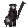 LEGO Minifigure - Lord of the Rings - URUK-HAI with Sword, Handprint Helmet & Shield (Mint)