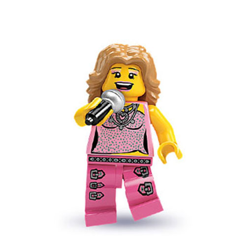 LEGO - Minifigures Series 2 - POP STAR (Mint)