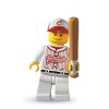 LEGO - Minifigures Series 3 - BASEBALL PLAYER (Mint)