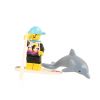 LEGO - Minifigure Series 21 - PADDLE SURFER GIRL w/ Dolphin (Mint)