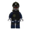 LEGO Minifigure - The LEGO Movie - ROBO SWAT with Vest & Hat (Mint)