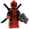 LEGO Minifigure - Marvel Super Heroes - DEADPOOL with 2 Swords & Pistol (Mint)