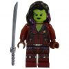 LEGO Minifigure - Marvel Comics Super Heroes - GAMORA with Sword (Mint)
