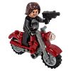 LEGO Minifigure - Marvel Super Heroes - WINTER SOLDIER on Motorcycle with Gun (Mint)