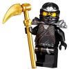 LEGO Minifigure - Ninjago - COLE the Black Ninja with Gold Scythe (Mint)