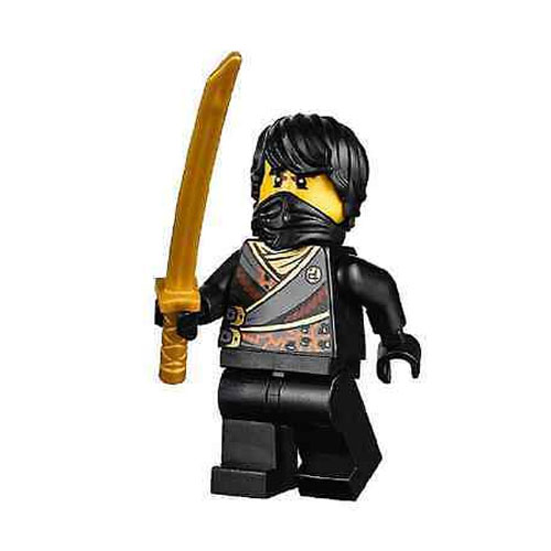 LEGO Minifigure - Ninjago - COLE the Black Ninja with Gold Sword (Mint):  Sell2BBNovelties.com: Sell TY Beanie Babies, Action Figures, Barbies, Cards  & Toys selling online
