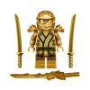 LEGO Minifigure - Ninjago - LLOYD GARMADON with Swords (Gold) (Mint)