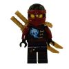 LEGO Minifigure - Ninjago - NYA with Gold Scabbard & Dual Gold Swords (Mint)