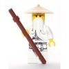 LEGO Minifigure - Ninjago - SENSEI WU with Staff & Hat (Mint)