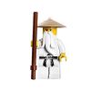 LEGO Minifigure - Ninjago - SENSEI WU with Staff & Hat (Mint)
