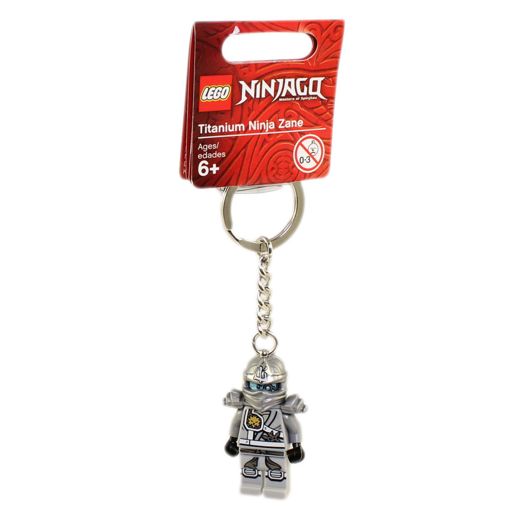 LEGO Minifigure Ninjago TITANIUM NINJA ZANE (Keychain) (Mint