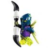 LEGO Minifigure - Ninjago - YOKAI with Dual Swords and Double Spear (Ghost Warrior) (Mint)