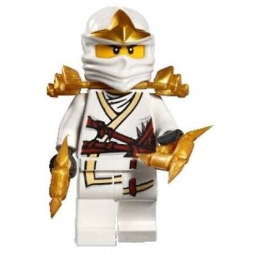 ✧★ LEGO Minifigure - Ninjago - ZANE ZX the White Ninja with