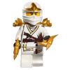 LEGO Minifigure - Ninjago - ZANE ZX the White Ninja with Throwing Stars (Mint)