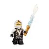 LEGO Minifigure - Ninjago - ZANE the White Ninja with Ice Blade Sword (Kimono) (Mint)