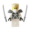 LEGO Minifigure - Ninjago - TITANIUM ZANE with Katanas (Mint)