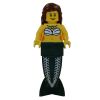LEGO Minifigure - Pirates - MERMAID (Green Tail) (Mint)