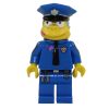 LEGO Minifigure - The Simpsons - CHIEF WIGGUM (Donut Frosting Face) (Mint)
