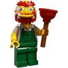 LEGO Minifigure - The Simpsons - GROUNDSKEEPER WILLIE with Plunger (Mint)