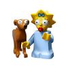 LEGO Minifigure - The Simpsons - MAGGIE with Santa's Little Helper Dog (Mint)