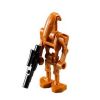 LEGO Minifigure - Star Wars - BATTLE DROID with Blaster Gun (Brown) (Mint)