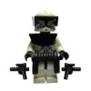 LEGO Minifigure - Star Wars - CLONE COMMANDER with Black Armor and Dual Pistols (Mint)