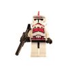 LEGO Minifigure - Star Wars - CLONE TROOPER with Blaster Rifle (Red) (Mint)