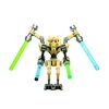 LEGO Minifigure - Star Wars - GENERAL GRIEVOUS with Lightsabers (Mint)