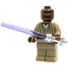LEGO Minifigure - Star Wars - MACE WINDU with Lightsaber (Clone Wars) (Mint)