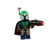 LEGO Minifigure - Star Wars - MANDALORIAN TRIBE WARRIOR w/ Blaster & Cape (Female) (Mint)