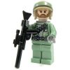LEGO Minifigure - Star Wars - REBEL COMMANDO with Blaster Rifle (Beard) (Mint)