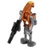 LEGO Minifigure - Star Wars - ROCKET BATTLE DROID with Blaster Gun (Commander) (Mint)