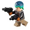 LEGO Minifigure - Star Wars - SABINE WREN with Dual Blasters (Bright Hair) (Mint)