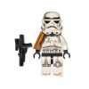LEGO Minifigure - Star Wars - SANDTROOPER SQUAD LEADER with Blaster Gun (Mint)