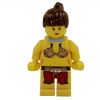 LEGO Minifigure - Star Wars - SLAVE LEIA (Yellow Version) (Mint)