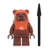LEGO Minifigure - Star Wars - WICKET with Spear (Ewok) (Mint)