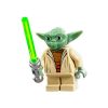 LEGO Minifigure - Star Wars - YODA with Lightsaber (White Hair - Clone Wars) (Mint)