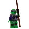 LEGO Minifigure - Teenage Mutant Ninja Turtles - DONATELLO with Staff (Goggles) (Mint)