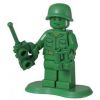 LEGO Minifigure - Toy Story - GREEN ARMY MAN Scout with Radio & Binoculars (Mint)