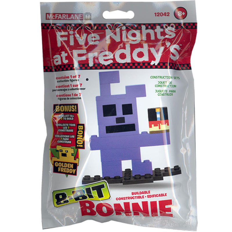 Five Nights at Freddy's 8-Bit Buildable Figure: Plush Fredbear