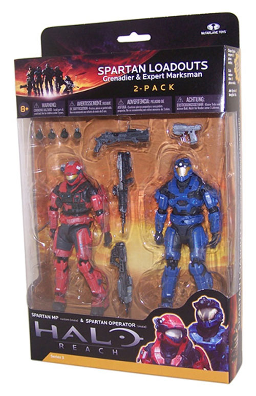McFarlane Toys Action Figure - Halo Reach Deluxe 2 Pack - SPARTAN