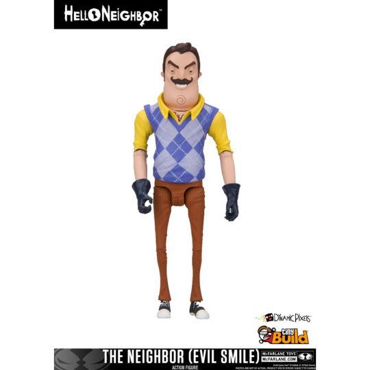 McFarlane Toys Figure Hello Neighbor THE NEIGHBOR (Evil Smile) *Chase  Variant* (Sept) (Mint)