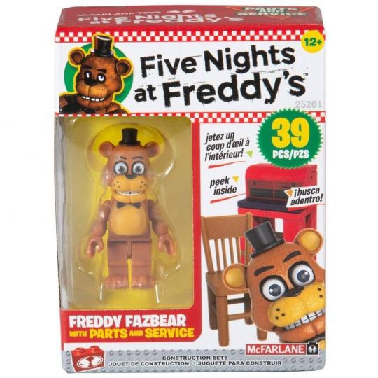 Five Nights At Freddy's Freddy Fazbear With Parts and Service McFARLANE  25201