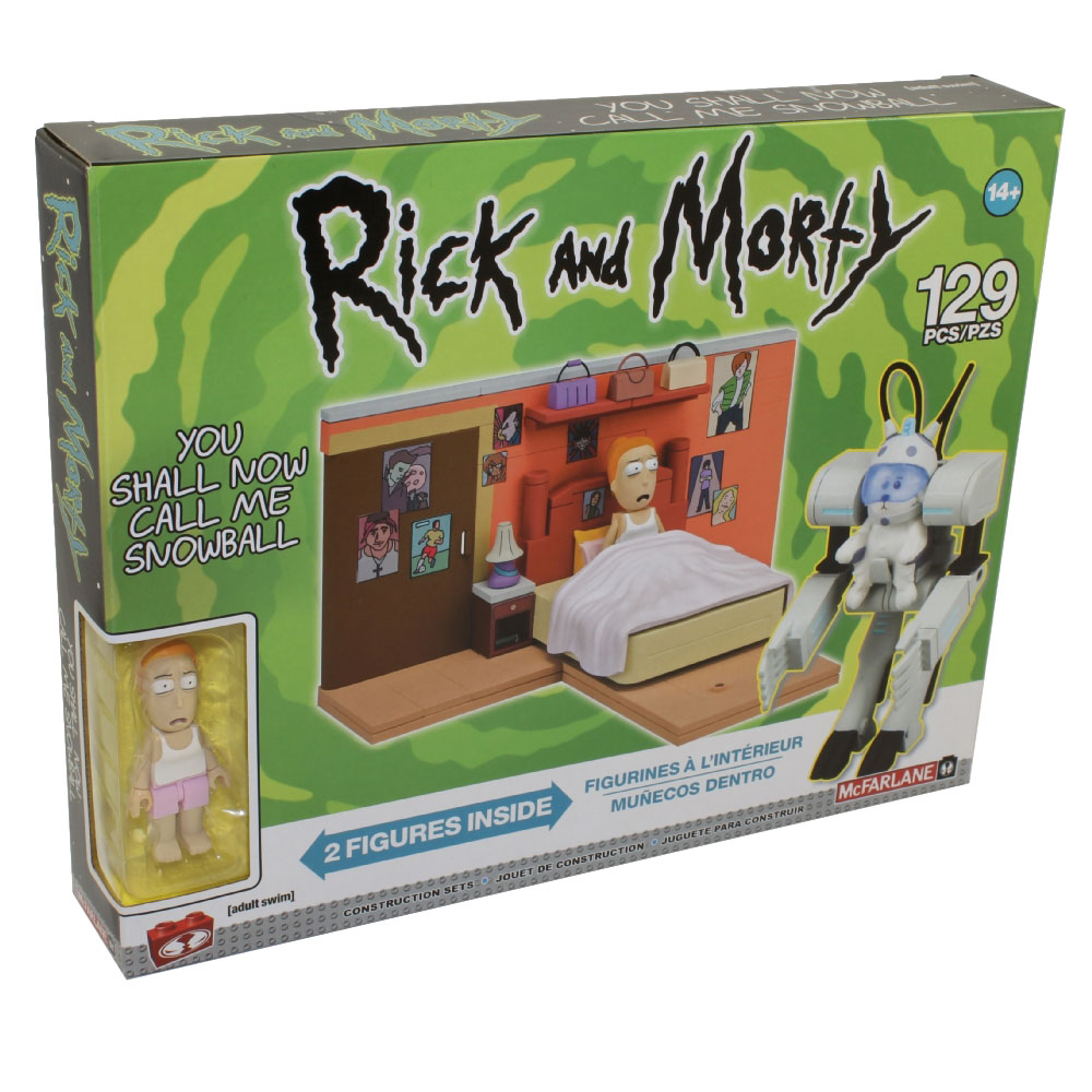 Rick and Morty Bauset mit Figuren You Shall Now Call Me Snowball 129 Teile 