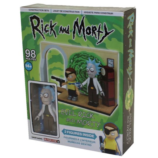 McFarlane Toys Evil Rick and Morty Small Construction Set Toy Build Lego Kit 