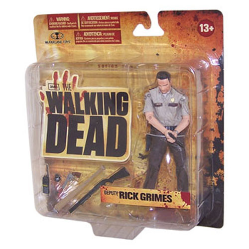 Figurine Mac Farlane The Walking Dead – Série 1 – Deputy Rick Grimes, 13 Cm
