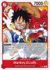 One Piece Card - P-001 - Monkey.D.Luffy (Super Pre-Release) [Participant] [Promo]