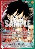 One Piece Card - OP01-003 - Monkey.D.Luffy (003) (Parallel) [Leader]